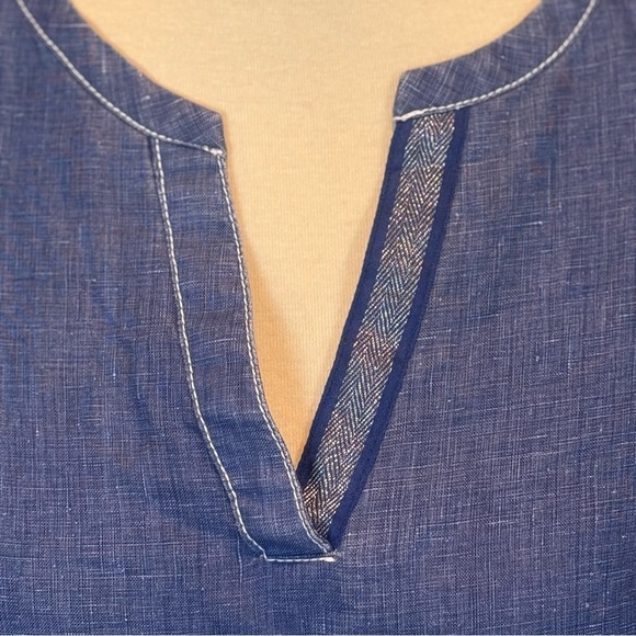 Sleeveless Blue Dress - Picture 7 of 9